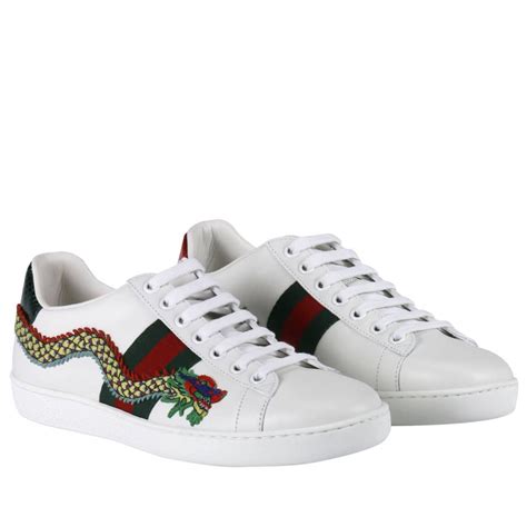 gucci schoenen heren slang|Gucci embroidered sneakers.